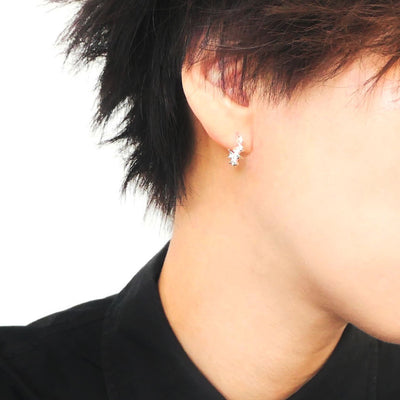 【SE240203】Sterling Silver Hoop Earrings