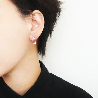 【SE240214】 Sterling Silver Dangle Earrings