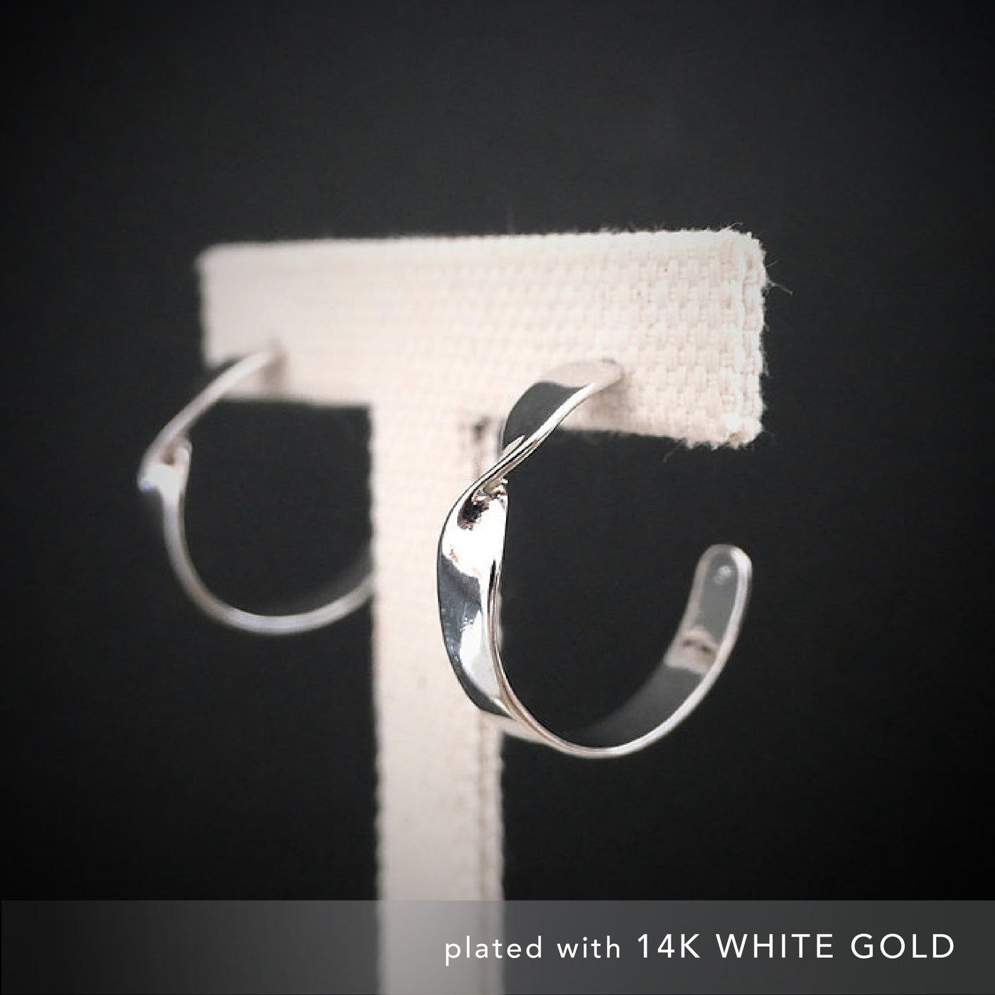 【CS191111】Sterling Silver Hoop Earrings