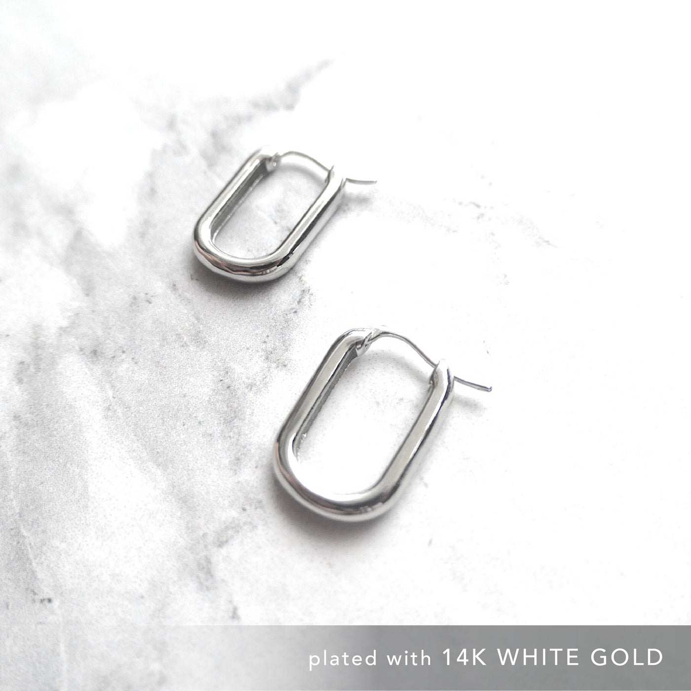 【CS191205】Sterling Silver Hoop Earrings