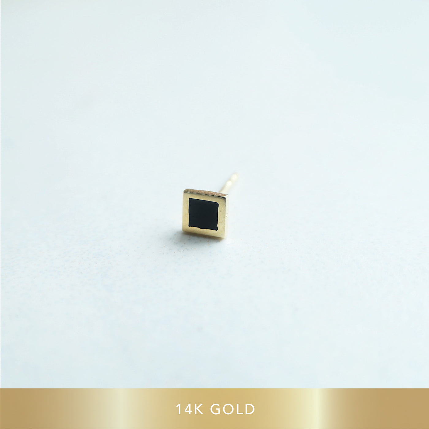 【GE230901】14K Gold Stud Earrings 