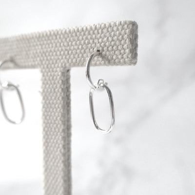 【SE240808】Sterling Silver Dangle Earrings