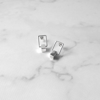 【SE240807】Sterling Silver Stud Earrings