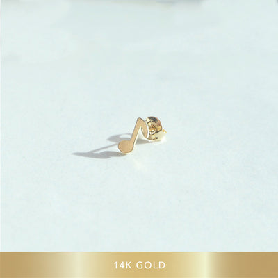 【GE231001】14K Gold Stud Earrings 