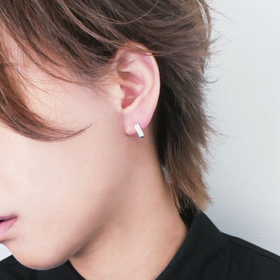 【SE240809】Sterling Silver Hoop Earrings