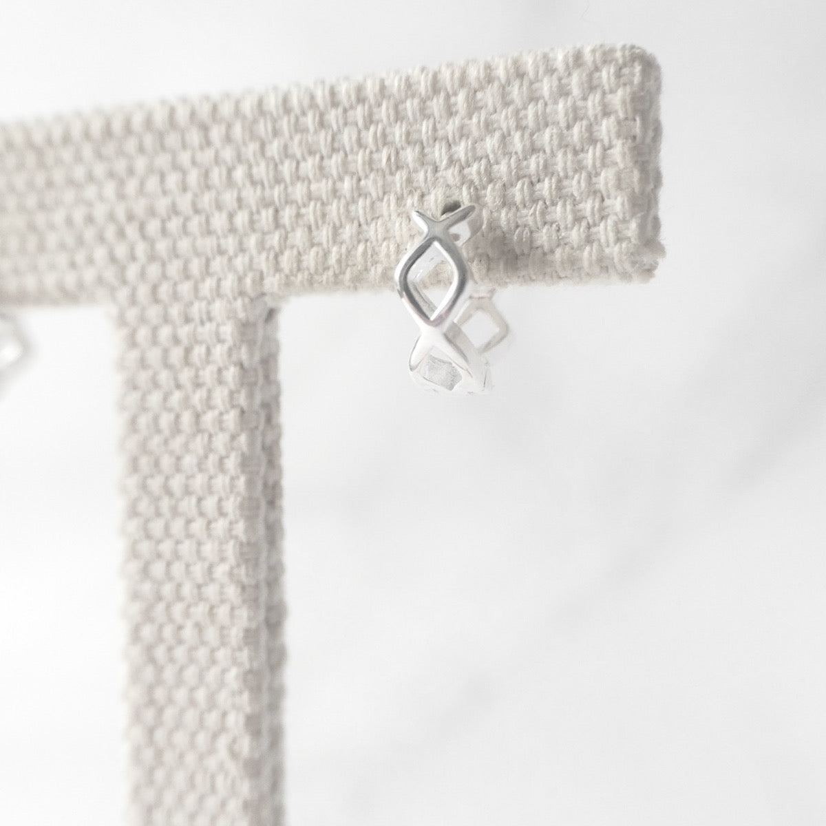 【SE240811】Sterling Silver Huggie Earrings