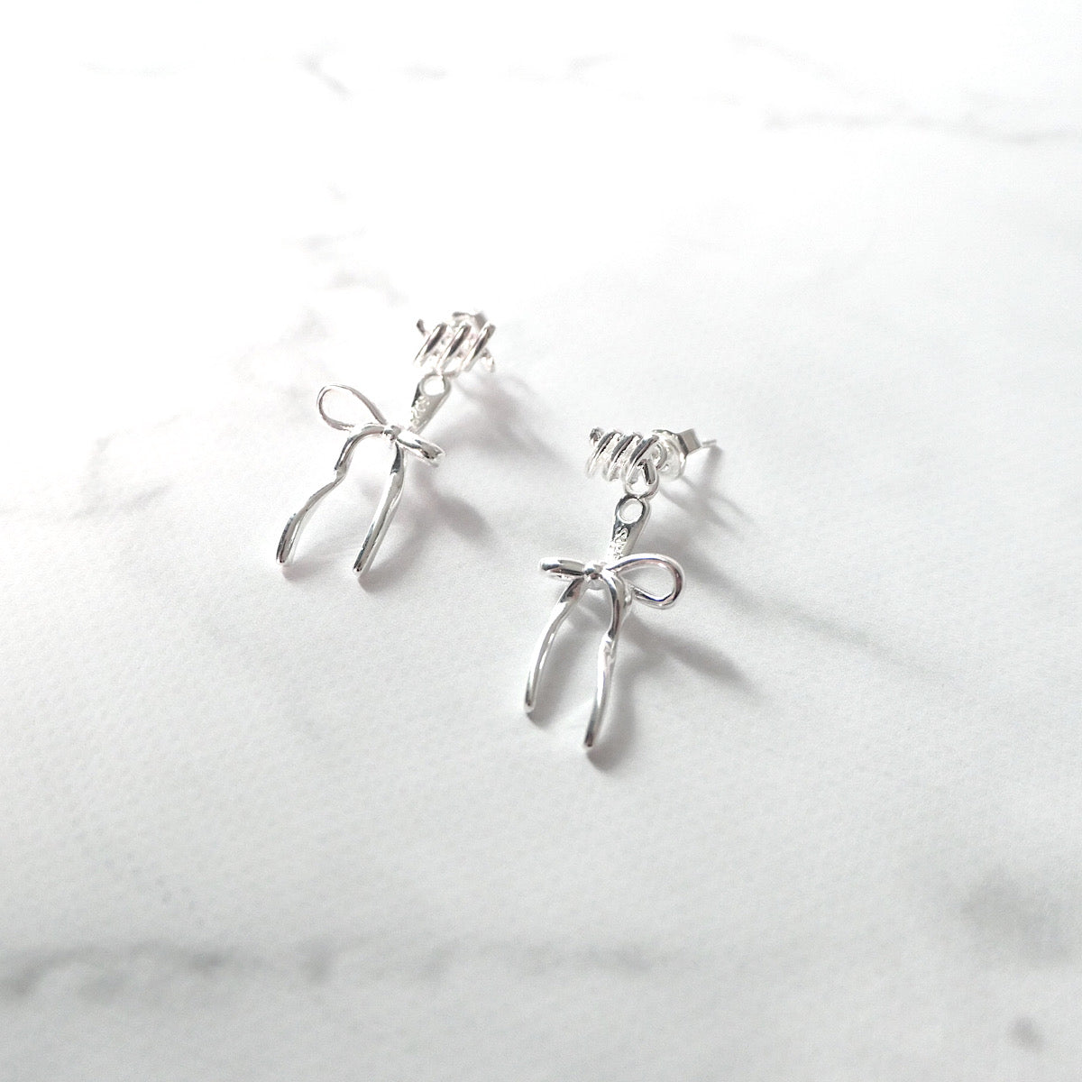 【SE240205】Sterling Silver Dangle Earrings