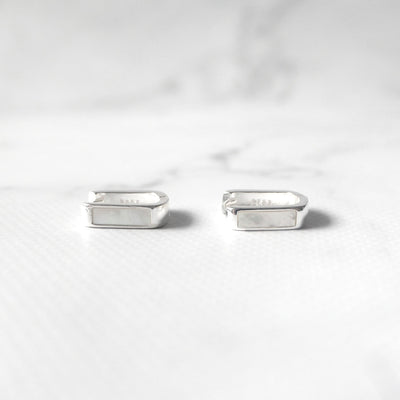 【SE240809】Sterling Silver Hoop Earrings