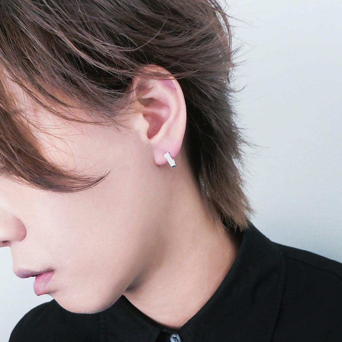 【SE240809】Sterling Silver Hoop Earrings