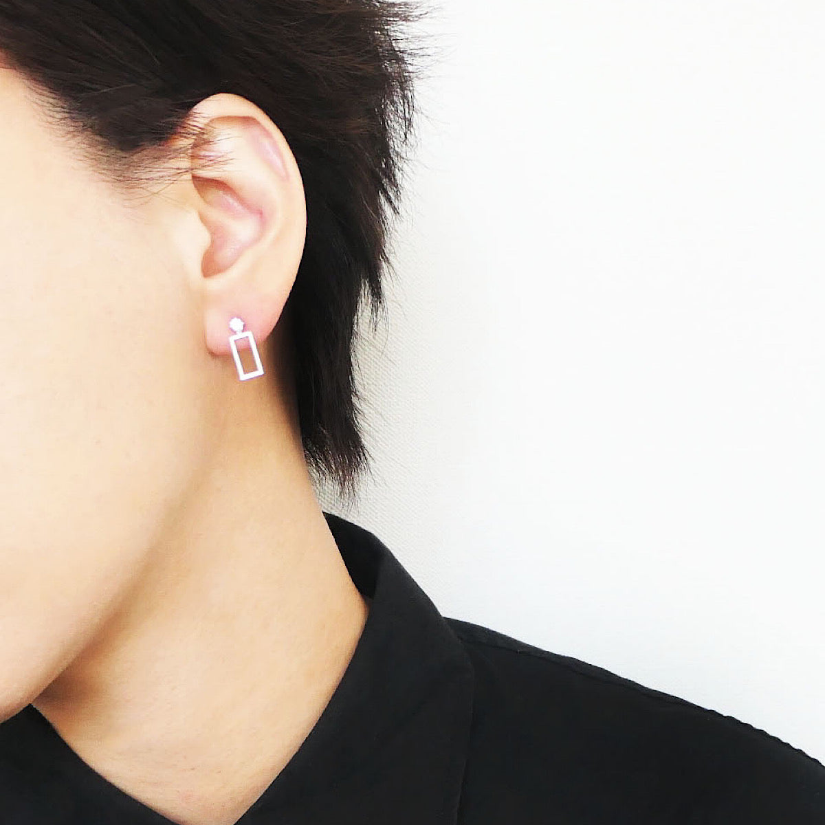 【SE240214】 Sterling Silver Dangle Earrings