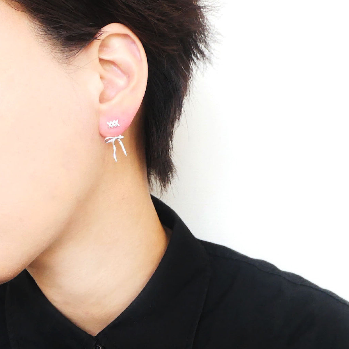 【SE240205】Sterling Silver Dangle Earrings