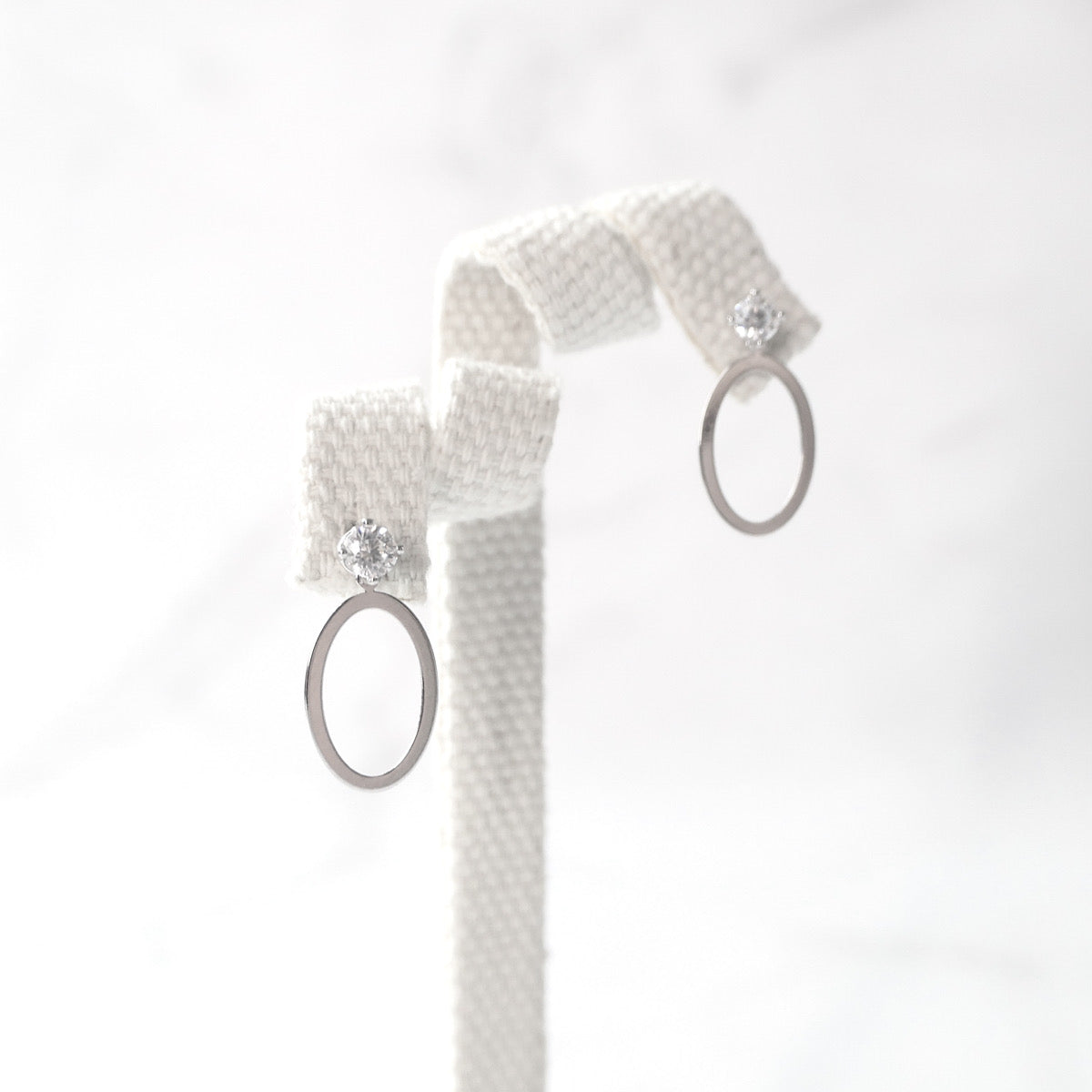 【SE240213】 Sterling Silver Dangle Earrings