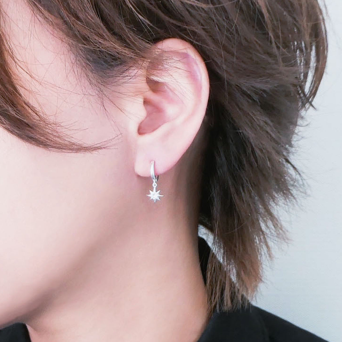 【SE240601】Sterling Silver Dangle Earrings