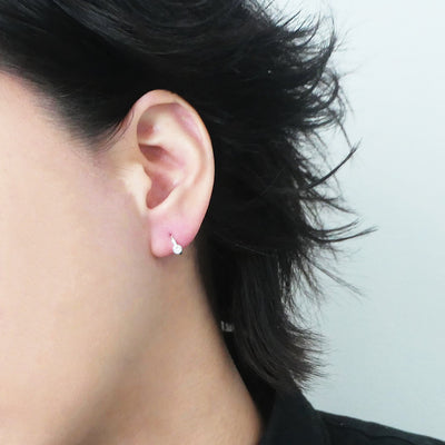 【SE241101】Sterling Silver Huggie Earrings