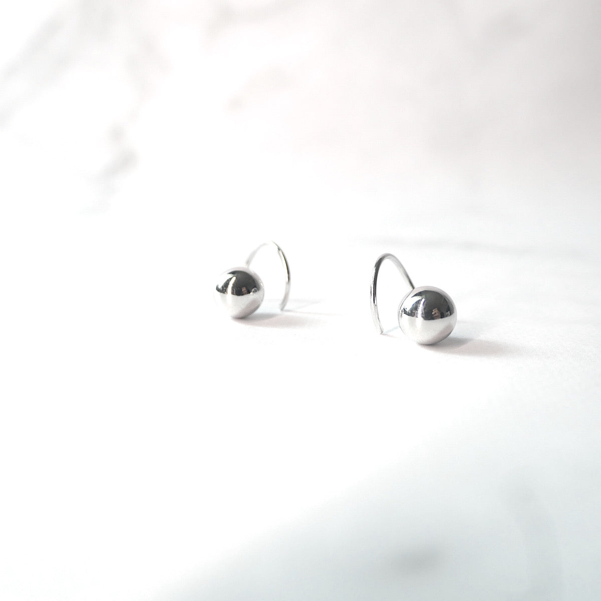 【SE240215】 Sterling Silver Threaded Earrings