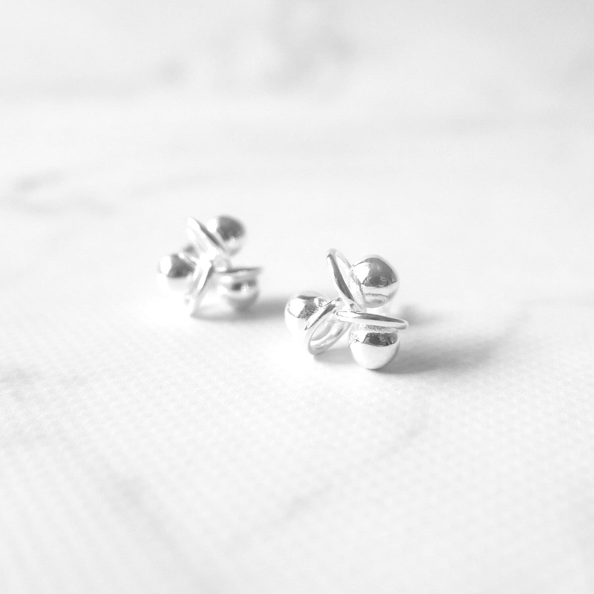 【SE240805】Sterling Silver Stud Earrings