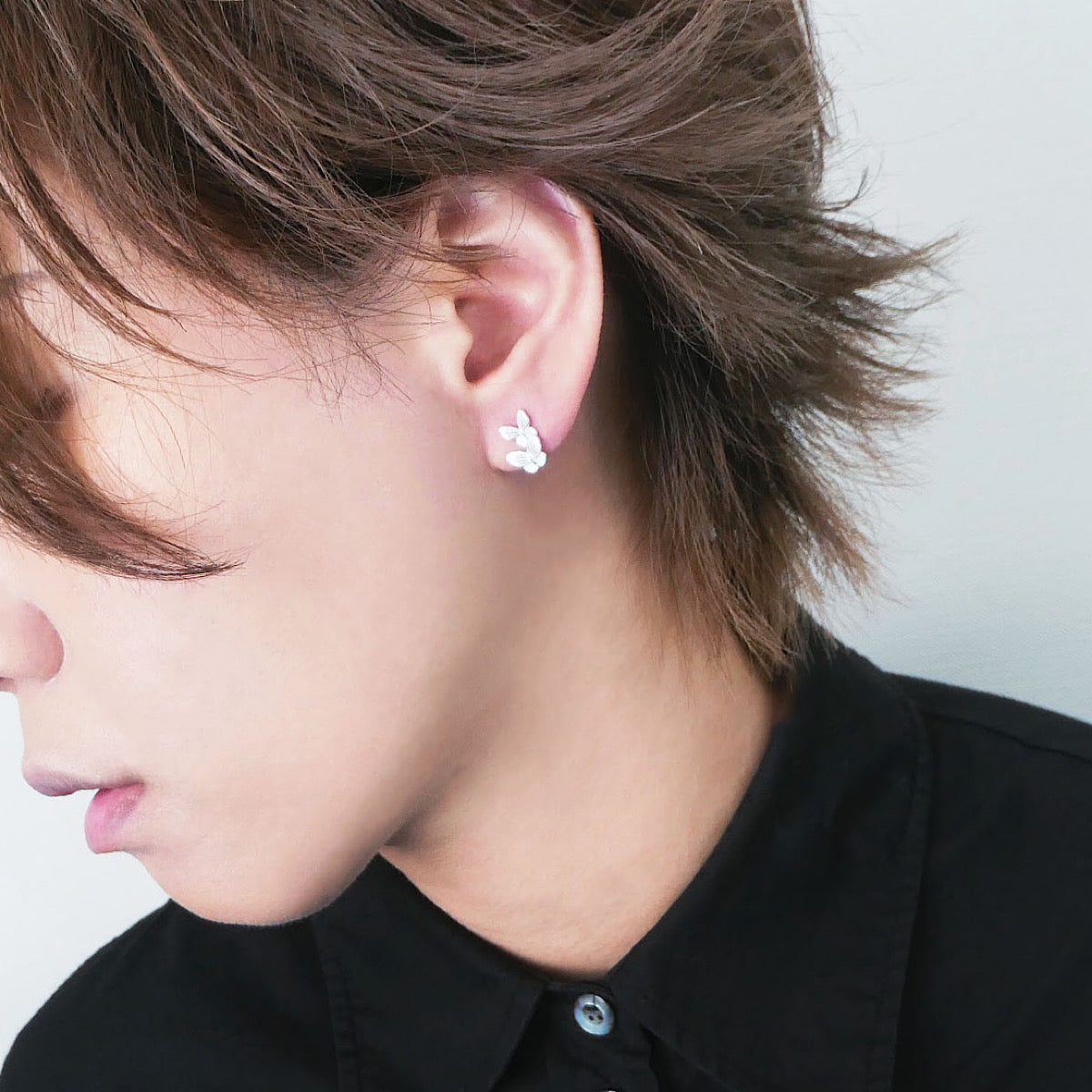 【SE240813】Sterling Silver Stud Earrings