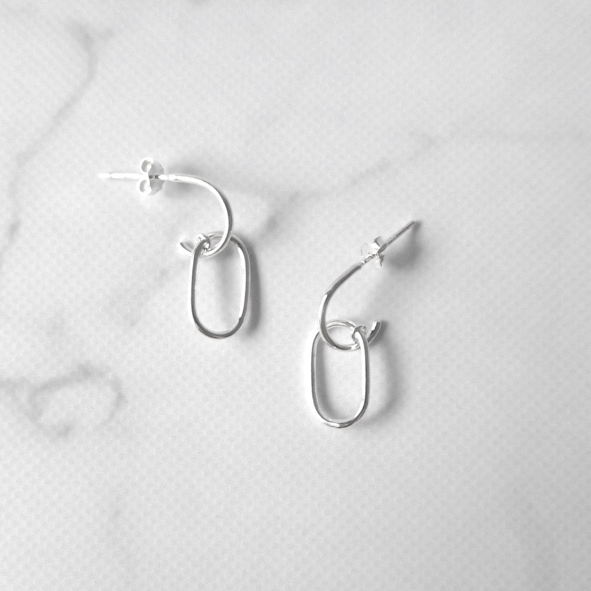 【SE240808】Sterling Silver Dangle Earrings