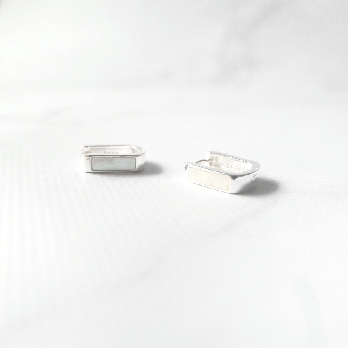 【SE240809】Sterling Silver Hoop Earrings