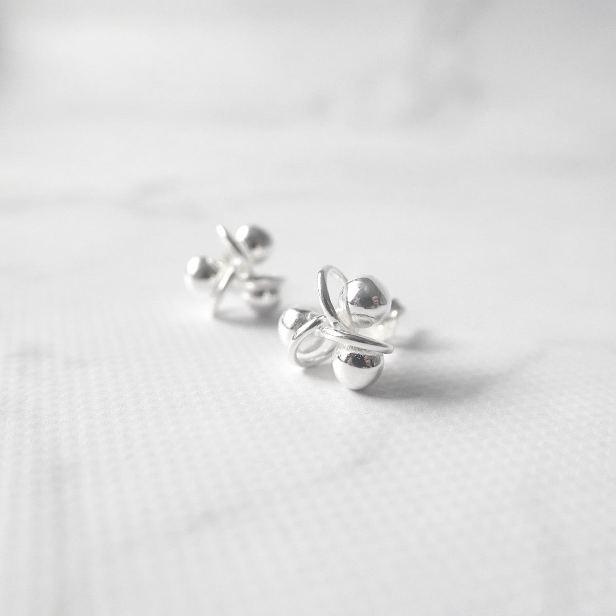 【SE240805】Sterling Silver Stud Earrings