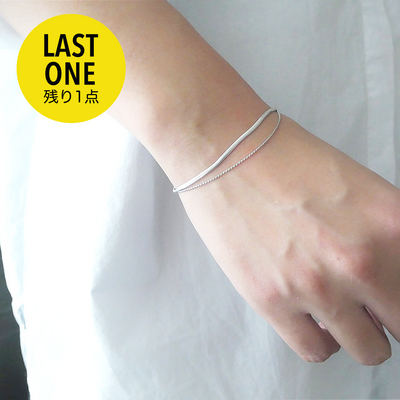 【BR210507】 Sterling Silver Chain Bracelet