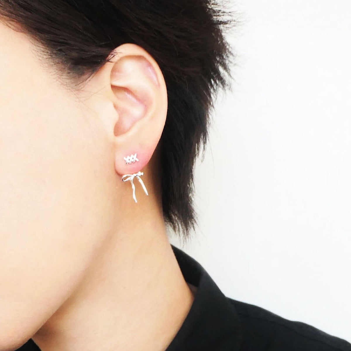 【SE240205】Sterling Silver Dangle Earrings