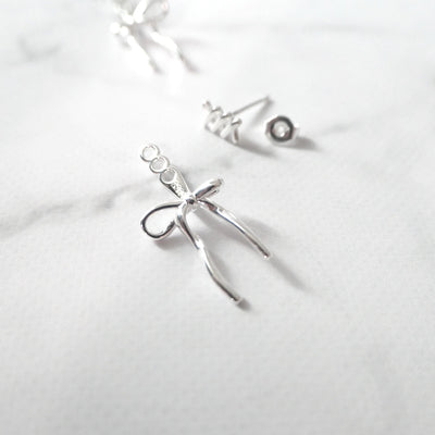 【SE240205】Sterling Silver Dangle Earrings