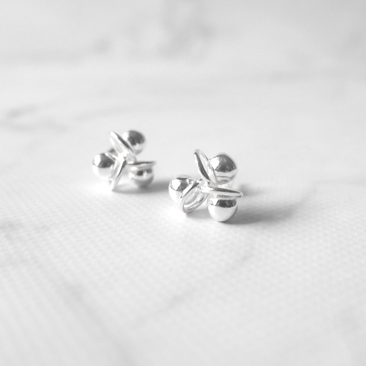 【SE240805】Sterling Silver Stud Earrings