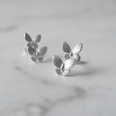 【SE240813】Sterling Silver Stud Earrings