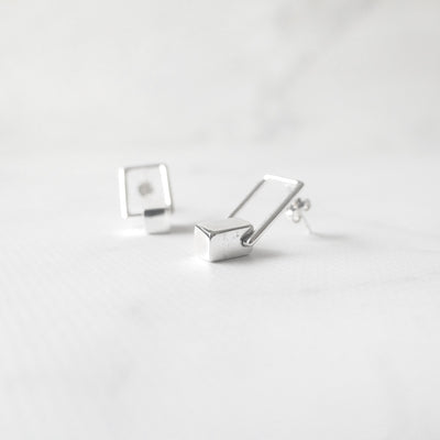 【SE240807】Sterling Silver Stud Earrings