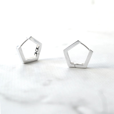 【SE250201】Sterling Silver Hoop Earrings