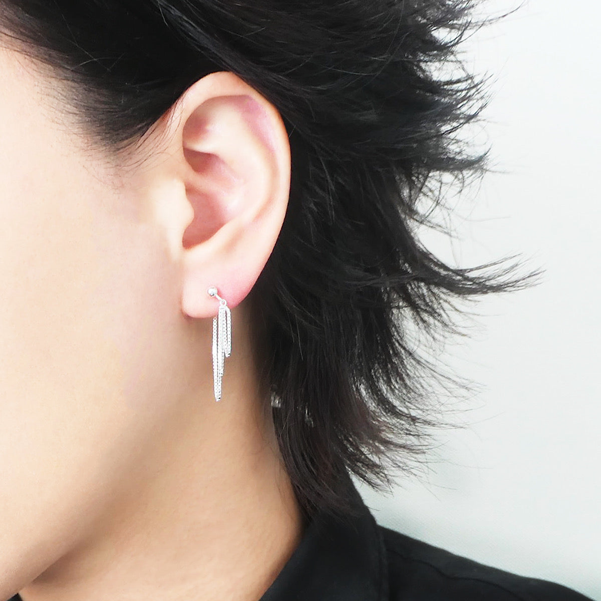 【SE250102】Sterling Silver Dangle Earrings