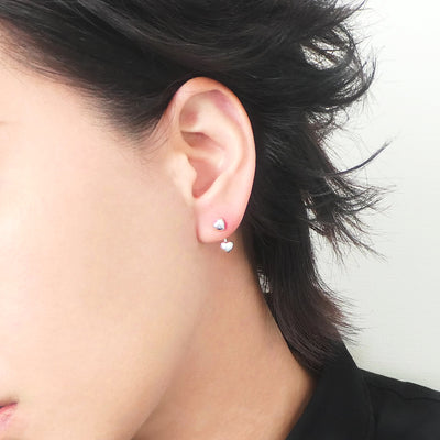 【SE250109】Sterling Silver 2WAY Stud | Dangle Earrings