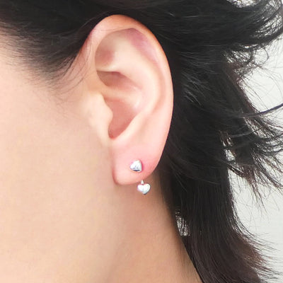 【SE250109】Sterling Silver 2WAY Stud | Dangle Earrings