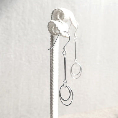 【SE230909】Sterling Silver Dangle Earrings