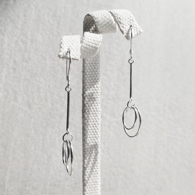 【SE230909】Sterling Silver Dangle Earrings