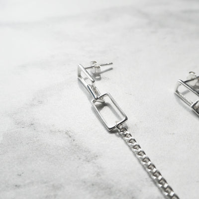 【SE230908】Sterling Silver Dangle Earrings