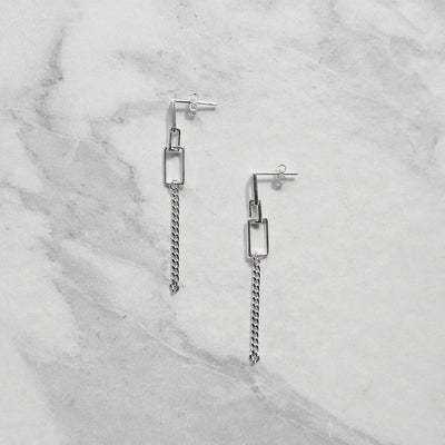 【SE230908】Sterling Silver Dangle Earrings