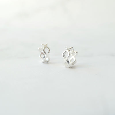 【SE240811】Sterling Silver Huggie Earrings