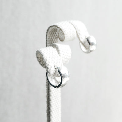 【SE230903】Sterling Silver Huggie Earrings