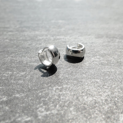 【SE230903】Sterling Silver Huggie Earrings