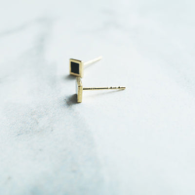 【GE230901】14K Gold Stud Earrings 