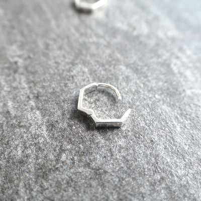 【SE231007】Sterling Silver Huggie Earrings