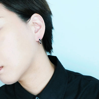 【SE231008】Sterling Silver Hoop Earrings