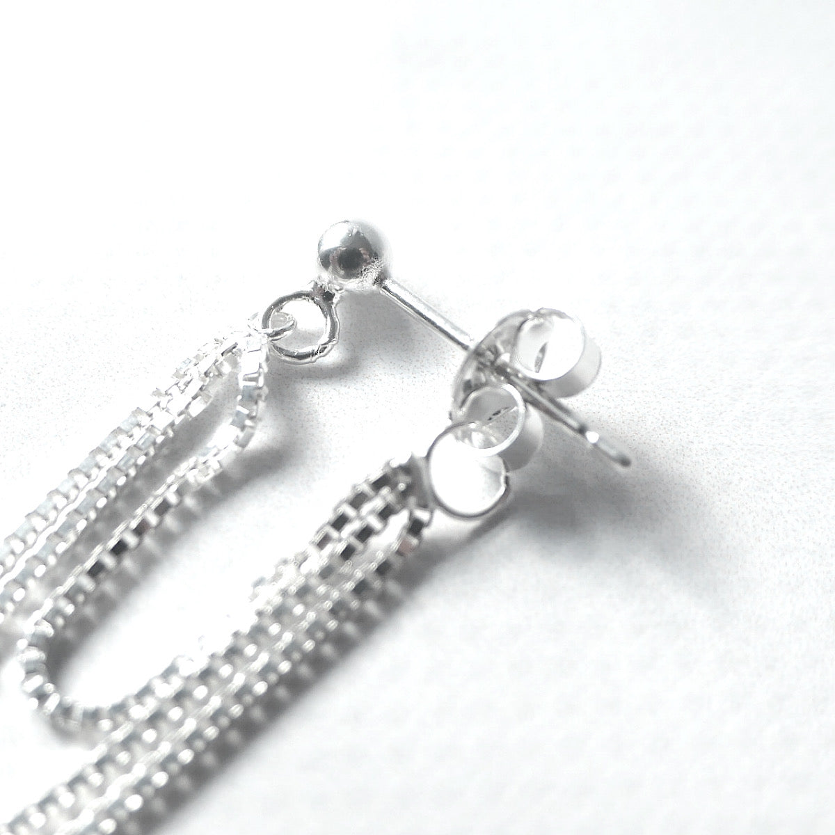 【SE250102】Sterling Silver Dangle Earrings