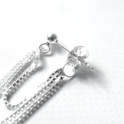 【SE250102】Sterling Silver Dangle Earrings