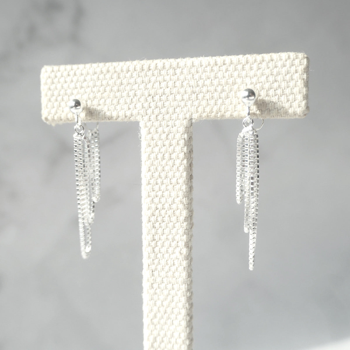 【SE250102】Sterling Silver Dangle Earrings