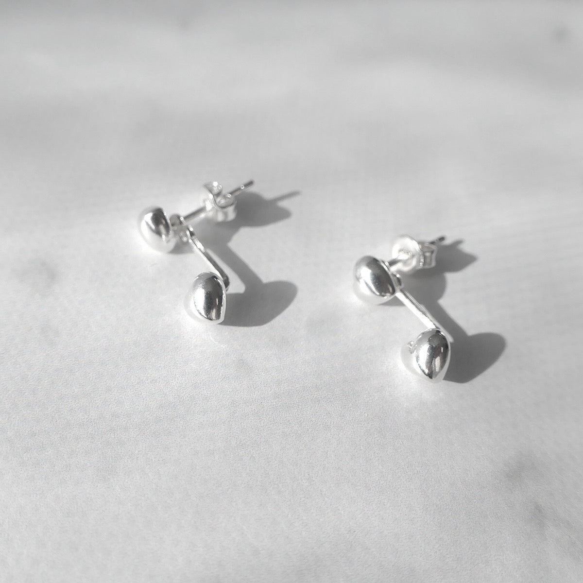 【SE250109】Sterling Silver 2WAY Stud | Dangle Earrings