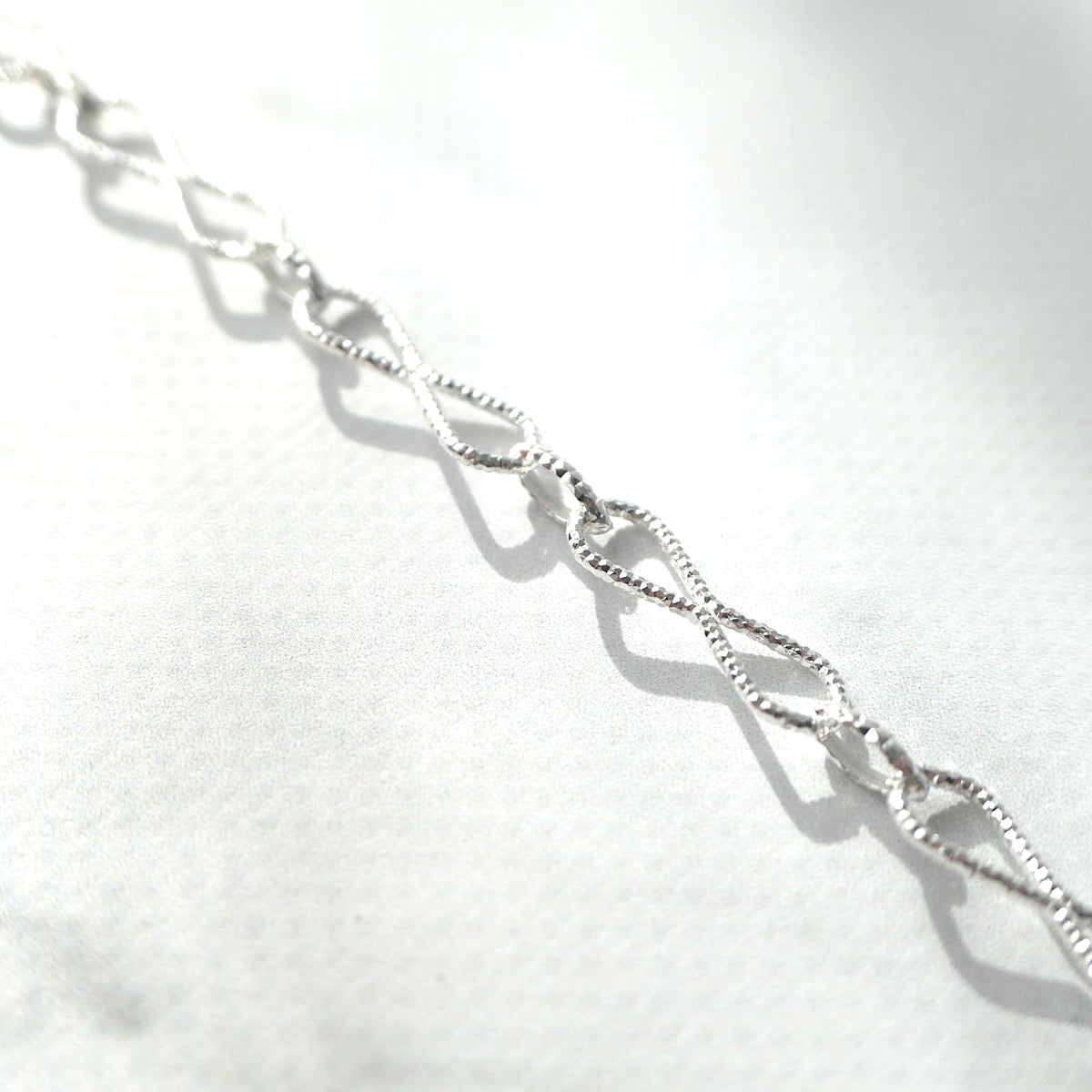 【SB250104】 Sterling Silver Chain Bracelet