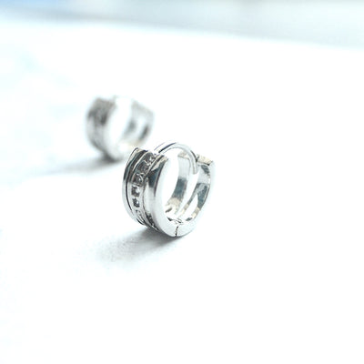 【SE230501】Sterling Silver Huggie Earrings
